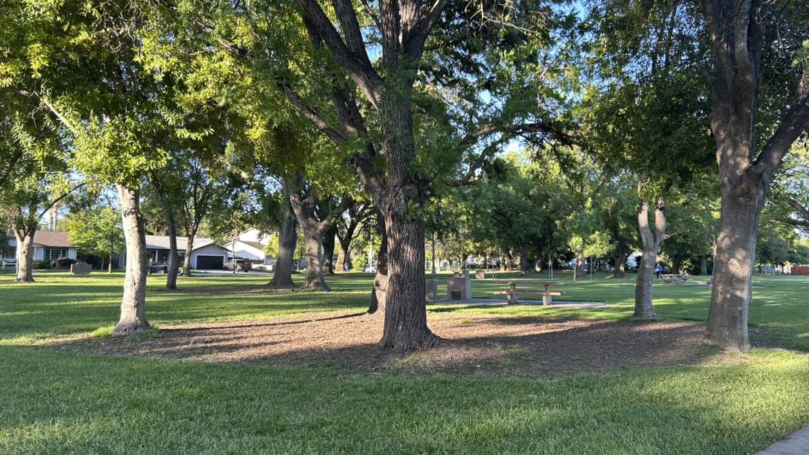 walking near me in Walnut Grove Park in spring