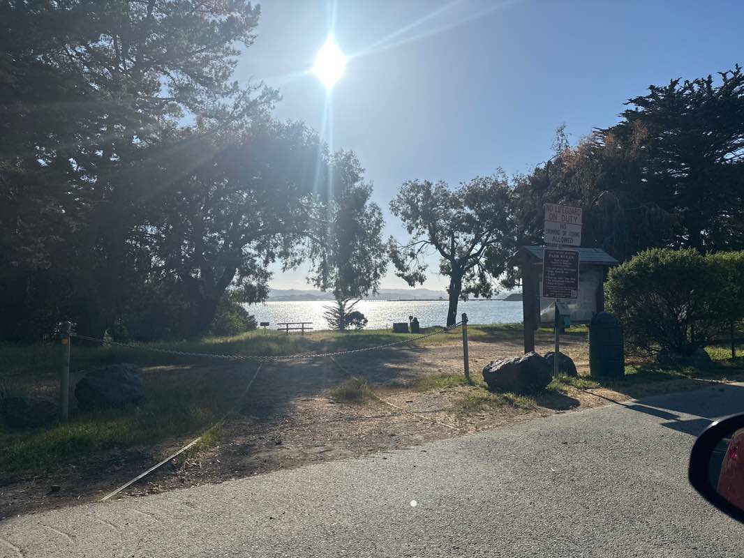 walking near me in Point Molate Beach Park in spring