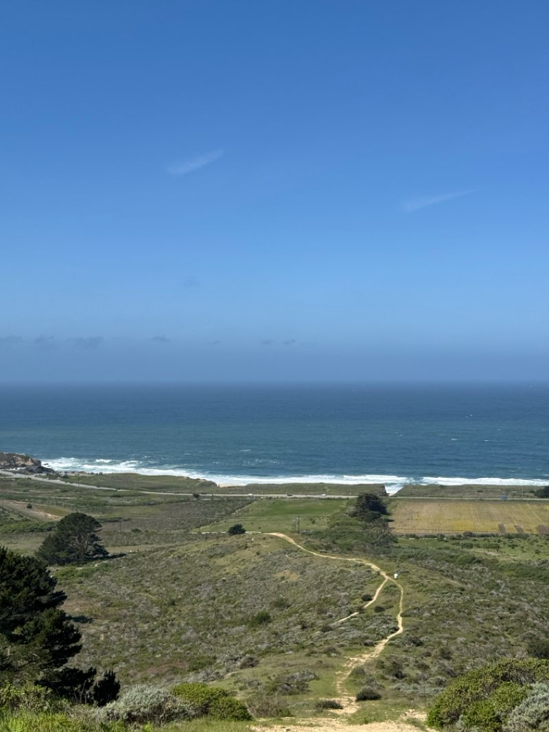 walking near me in Rancho Corral de Tierra (GGNRA) in spring