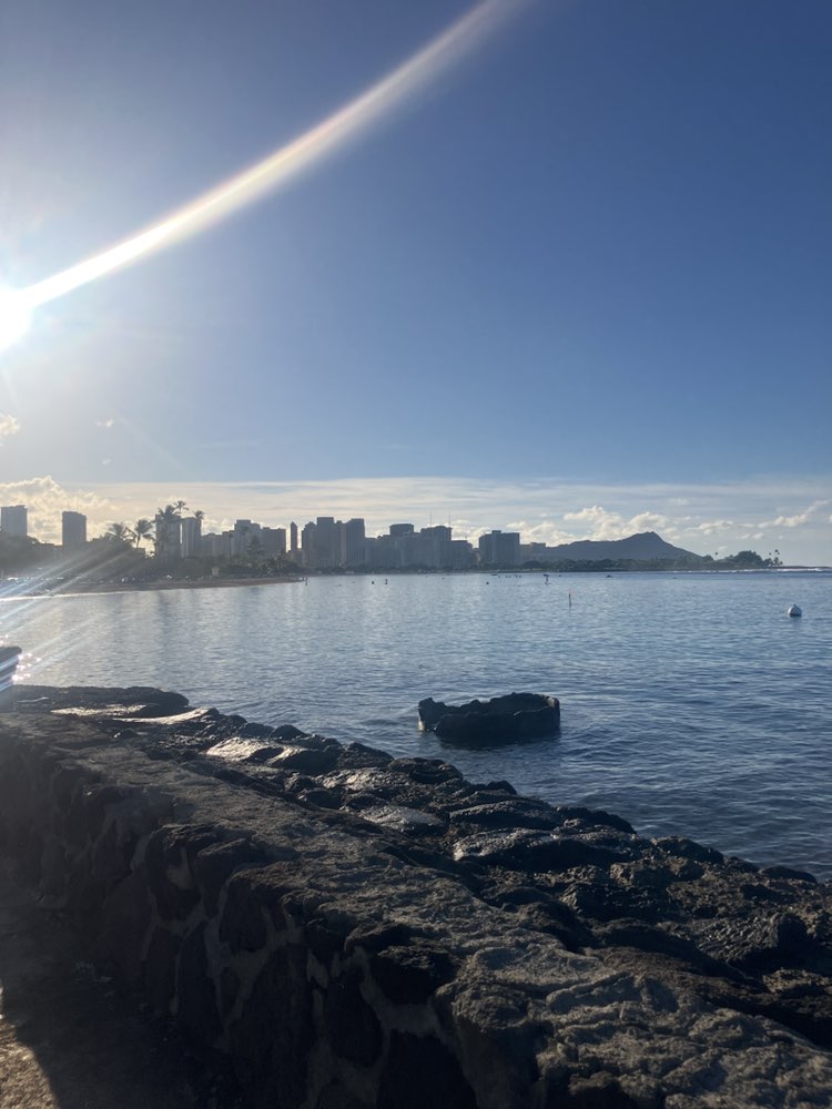 walking near me in Kewalo Basin Park in autumn