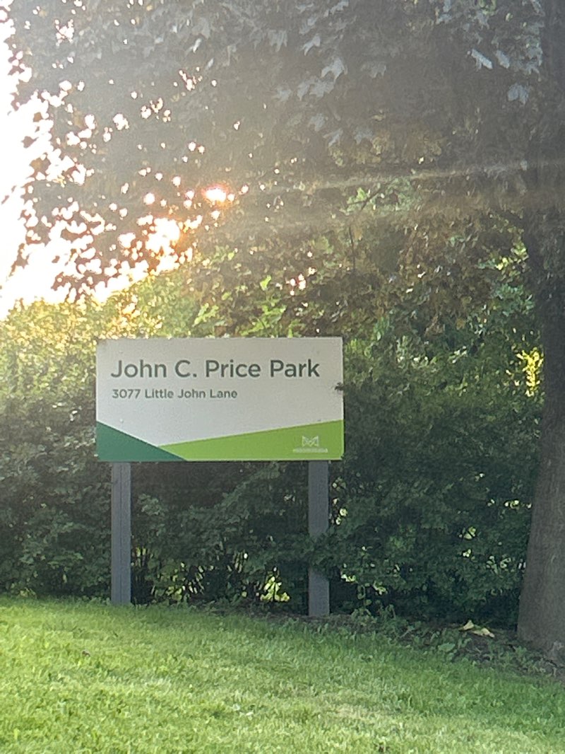walking near me in John C. Price Park in summer