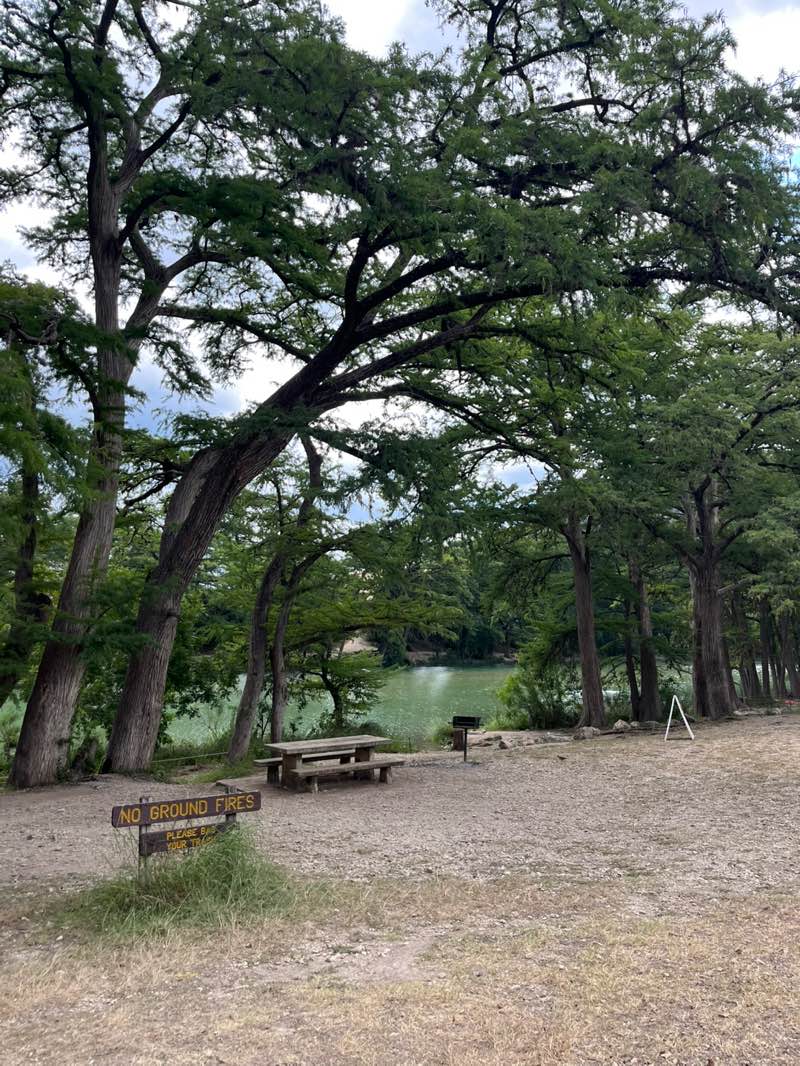 walking near me in Garner State park in autumn