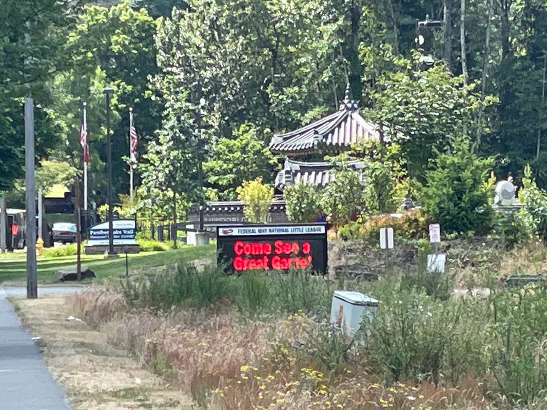 walking near me in Federal Way National Little League Complex in summer