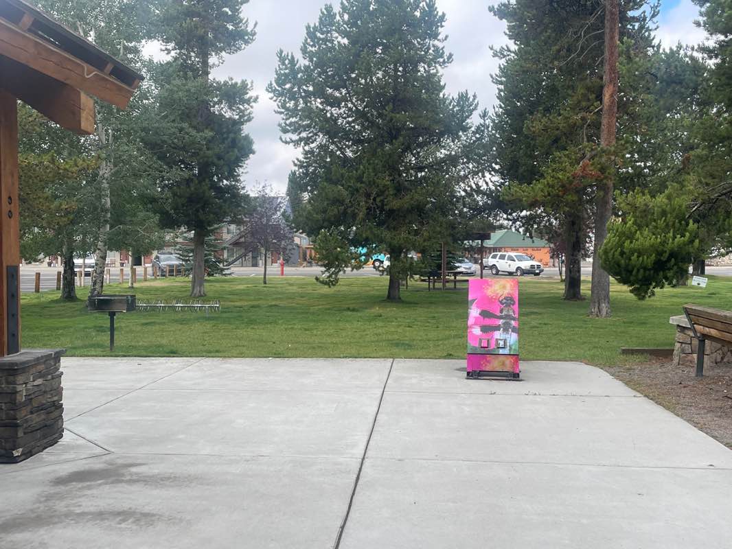 walking near me in West Yellowstone Town Park in autumn