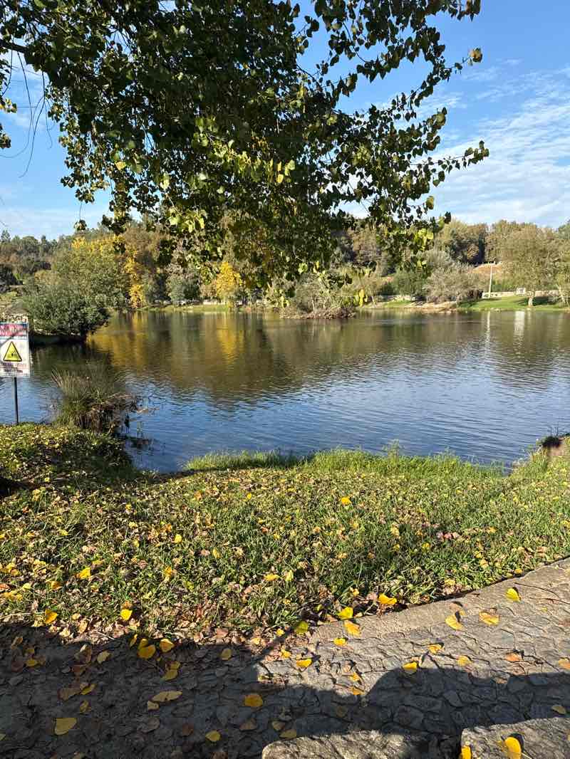 walking near me in Praia Fluvial de Adaúfe in autumn