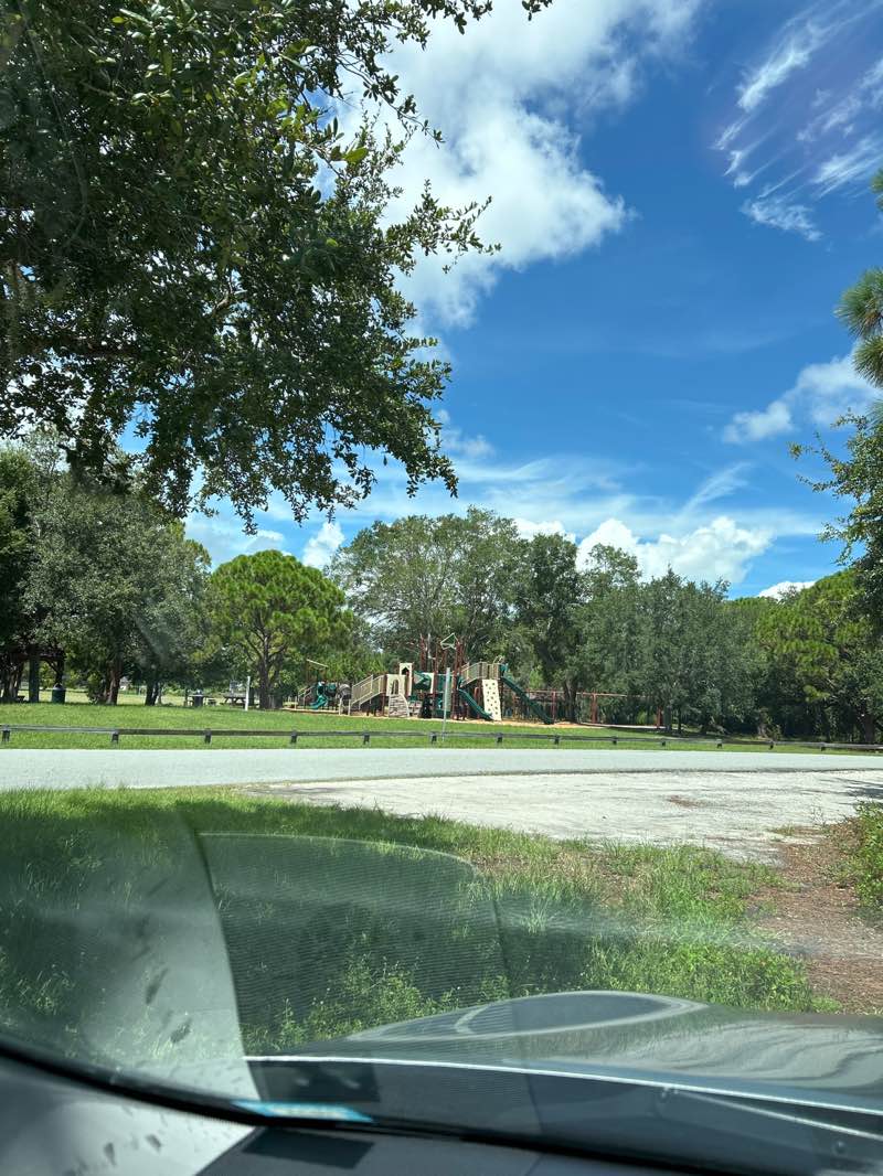 walking near me in Rotary Park Merritt Island in autumn