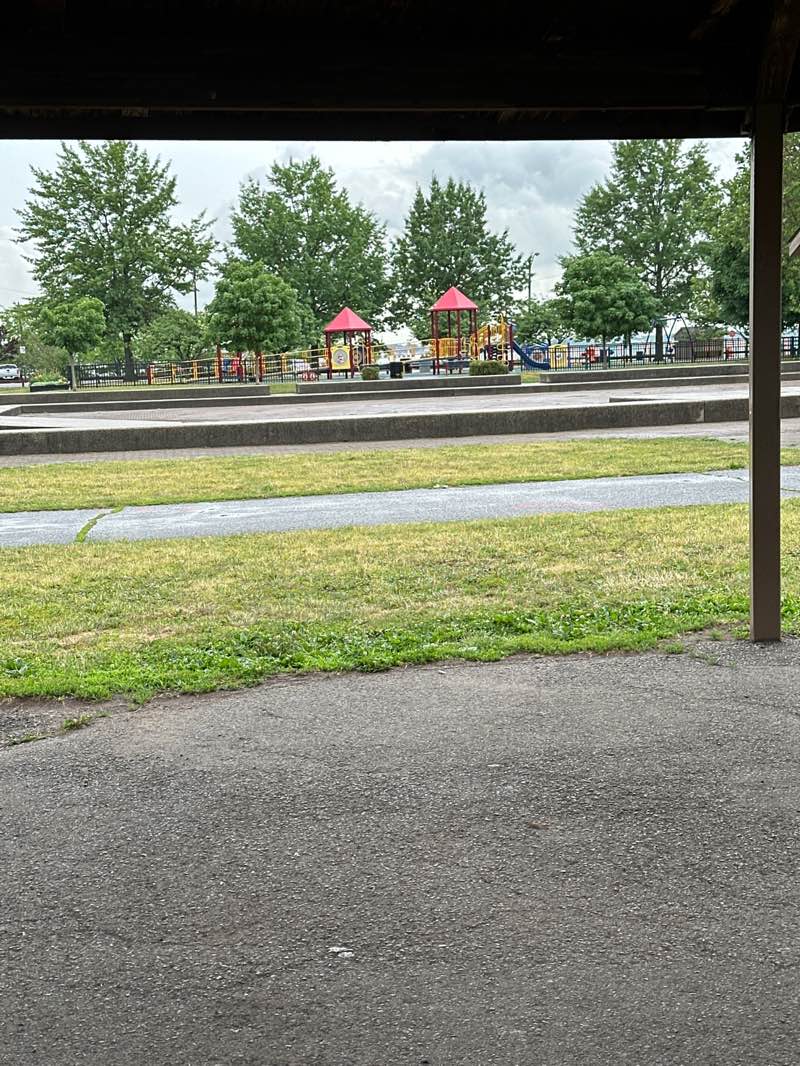 walking near me in 16th Street Park in summer