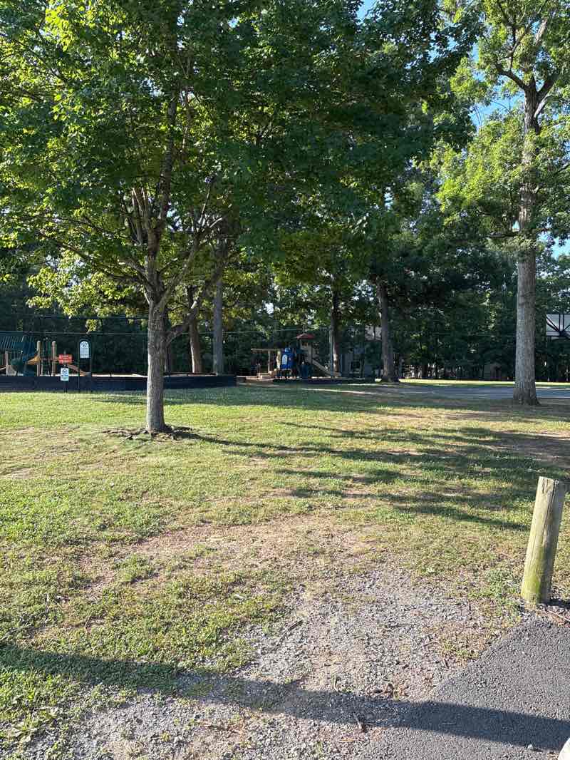 walking near me in Sweetbrier Park in summer