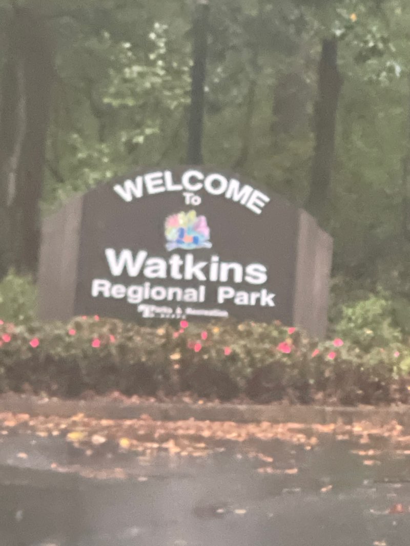 walking near me in Watkins Regional Park in autumn