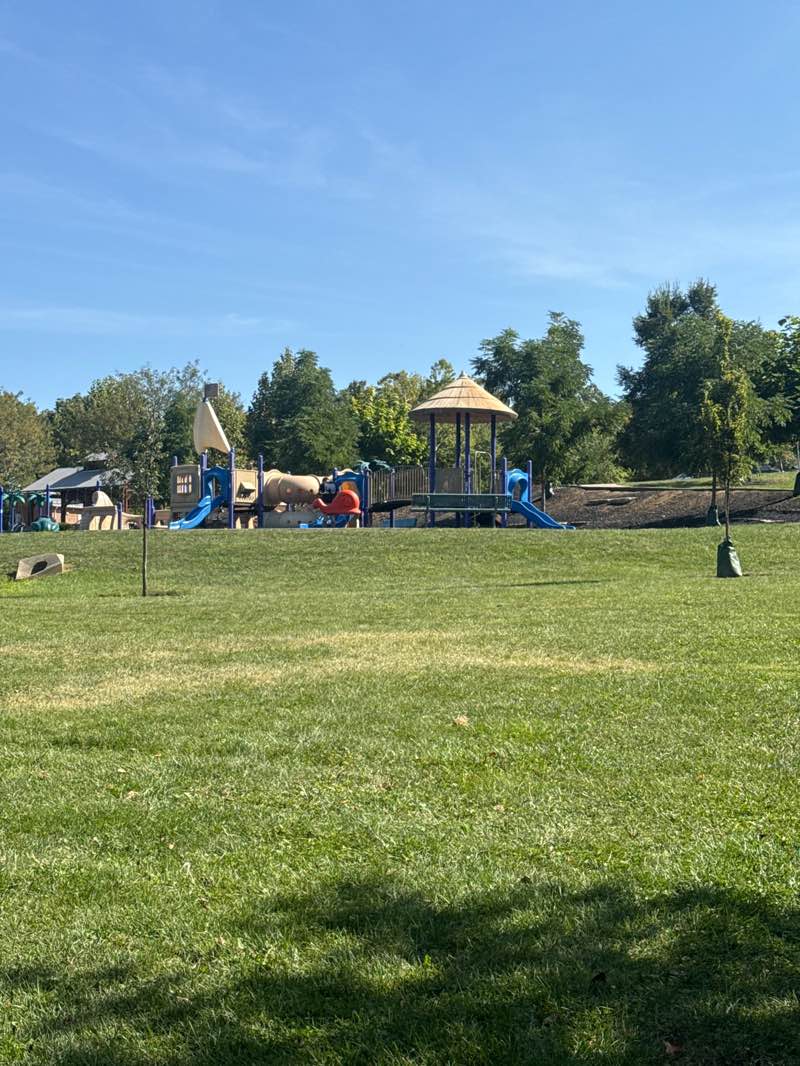 walking near me in South Fork Park in autumn