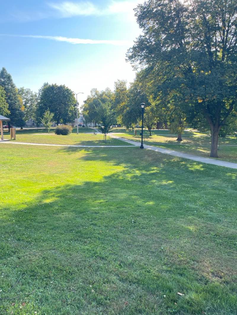 walking near me in City Park in autumn