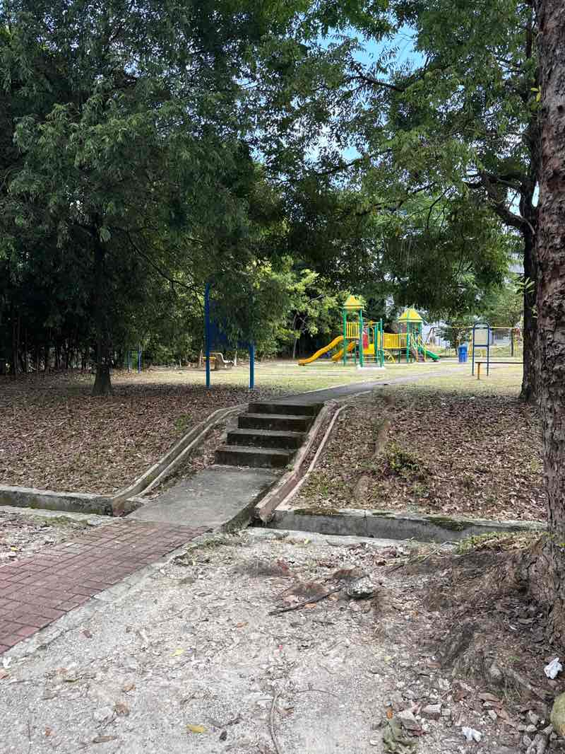 walking near me in Putra Permai Block D Playground in spring