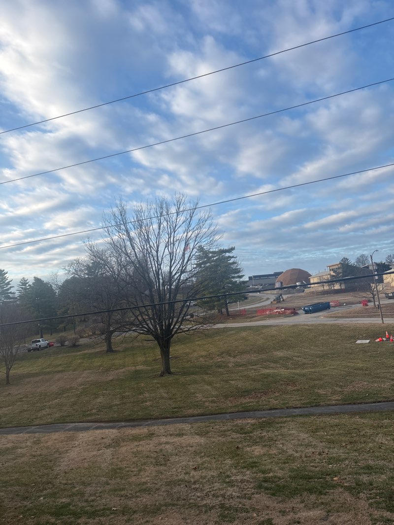 walking near me in Vlasis Park in winter