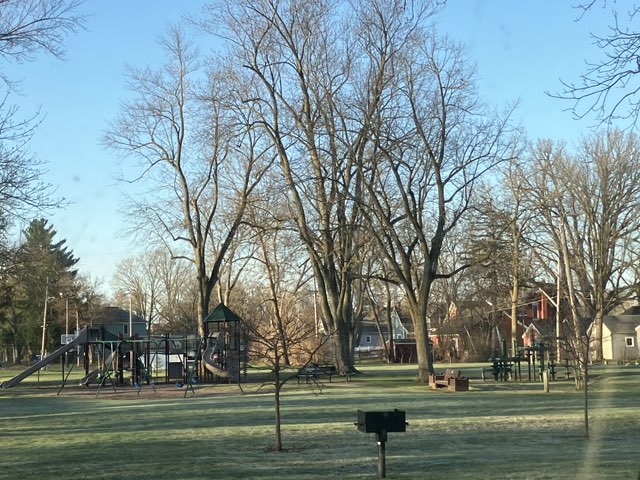 walking near me in Trumble Park in spring