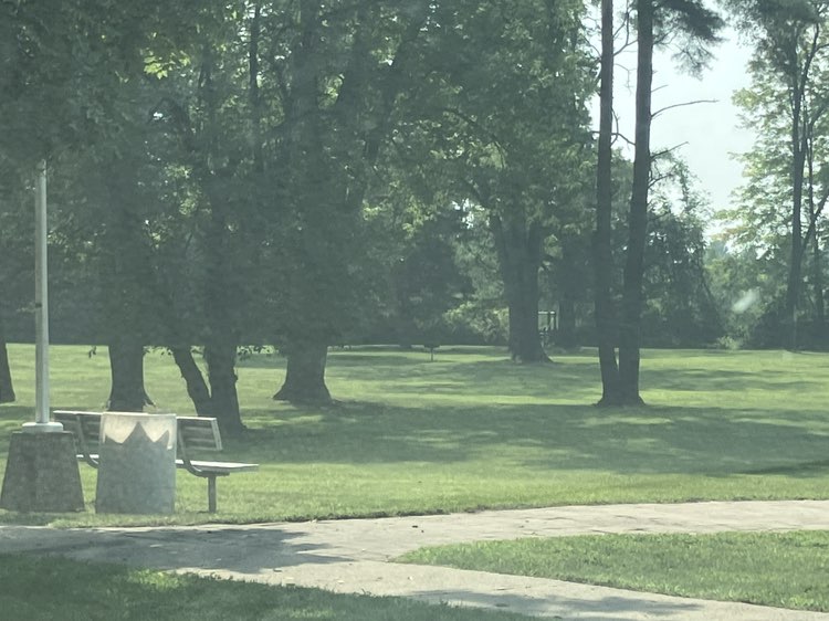 walking near me in Don Epley Park in autumn