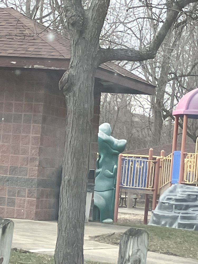 walking near me in River Trail Park in spring