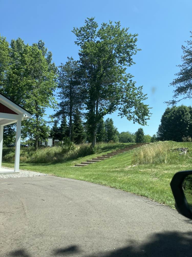 walking near me in Red Cedar Roadside Park in summer