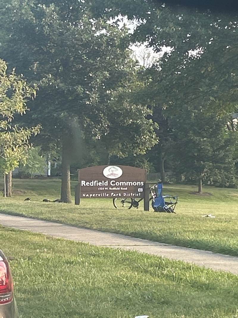 walking near me in Redfield Commons Park in autumn