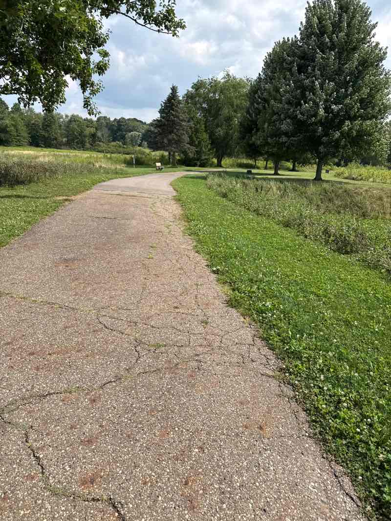walking near me in Mary C. Metzger Park in summer