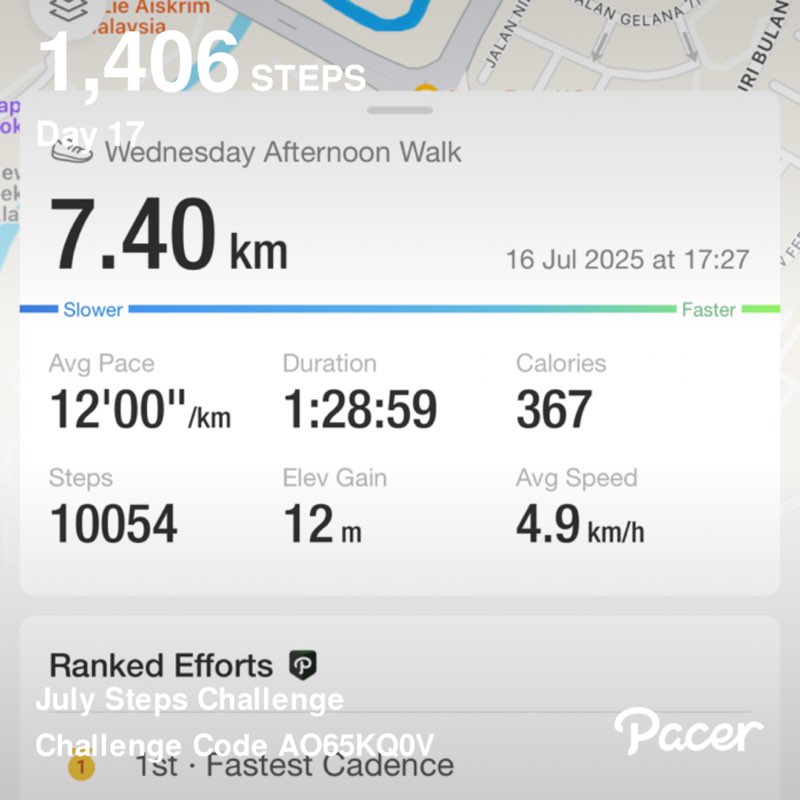 July Steps Challenge Siti post image
