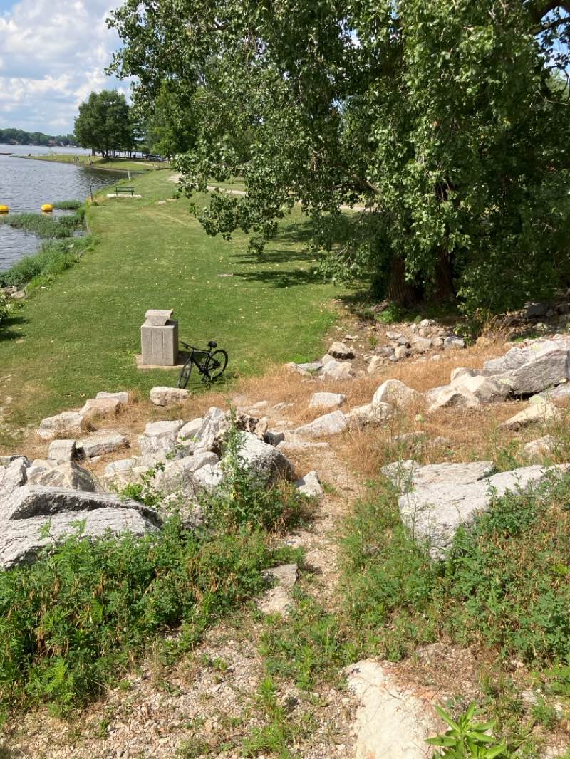 walking near me in Morse Park in summer