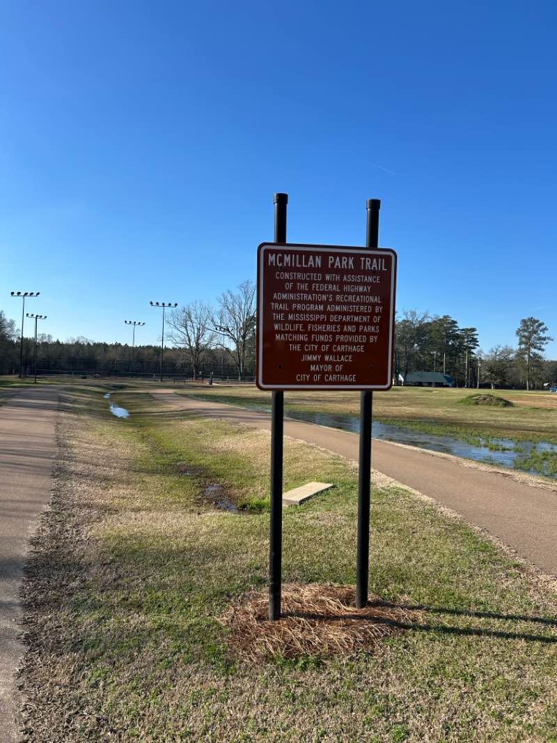 walking near me in McMillian Park in winter