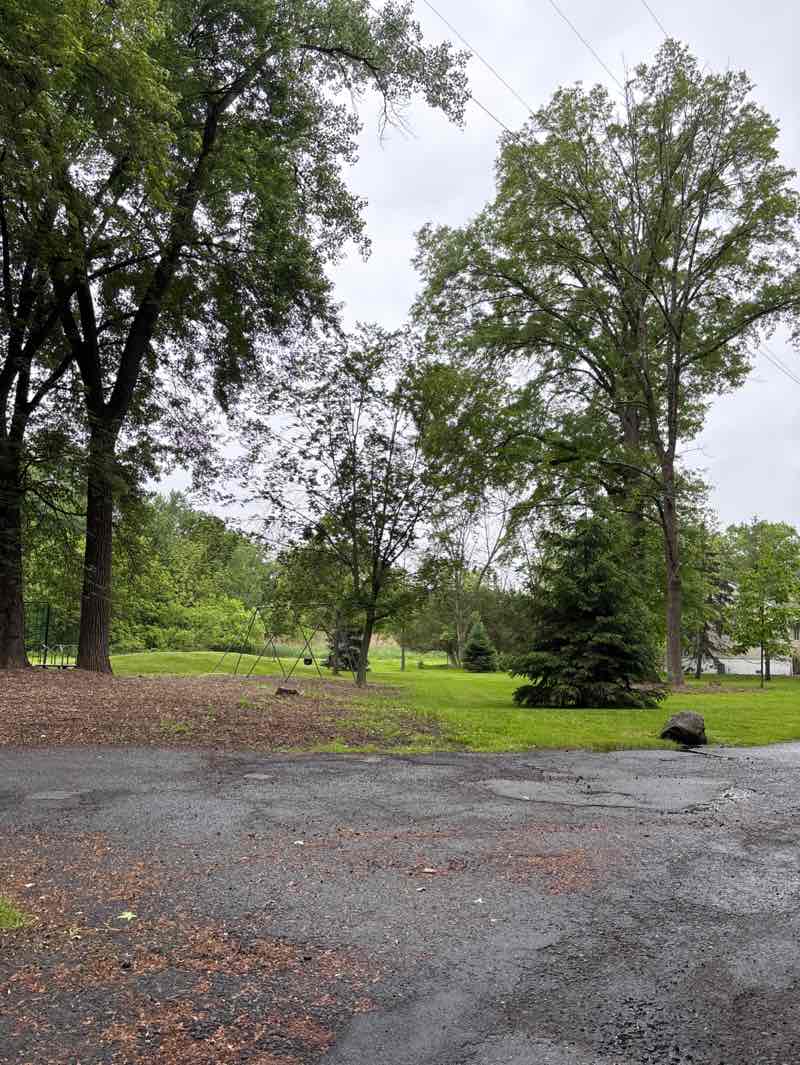 walking near me in Rockaway Neck Park in spring