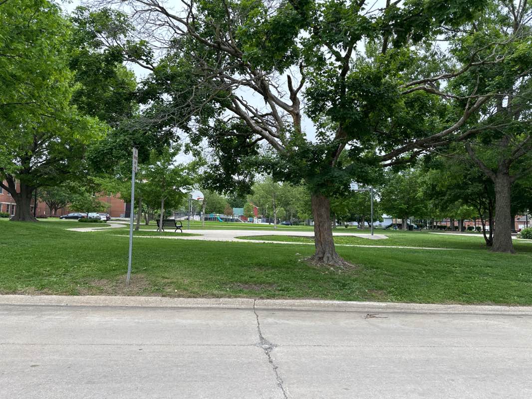 walking near me in North Market Square Park in summer