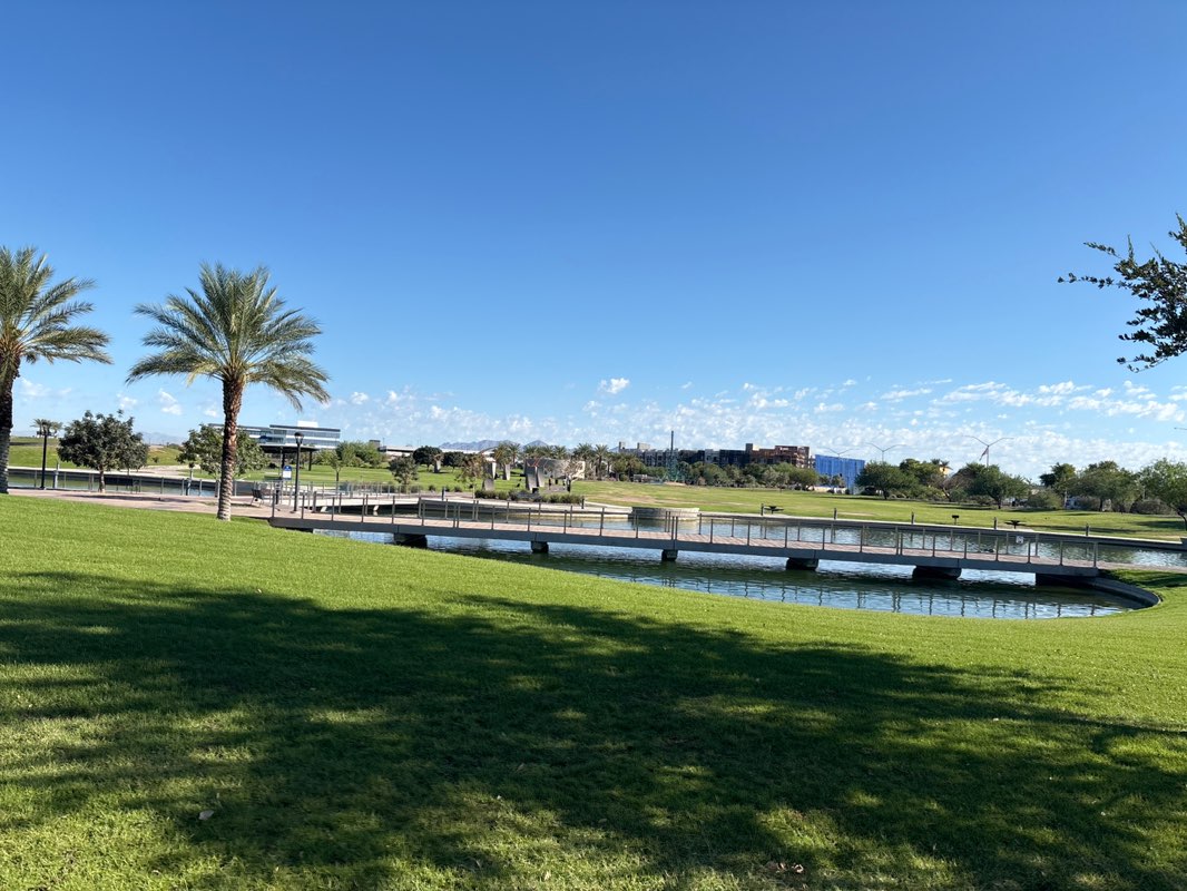 walking near me in Riverview Park in autumn