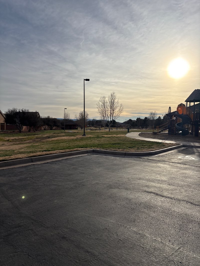 walking near me in Pine View Park in winter