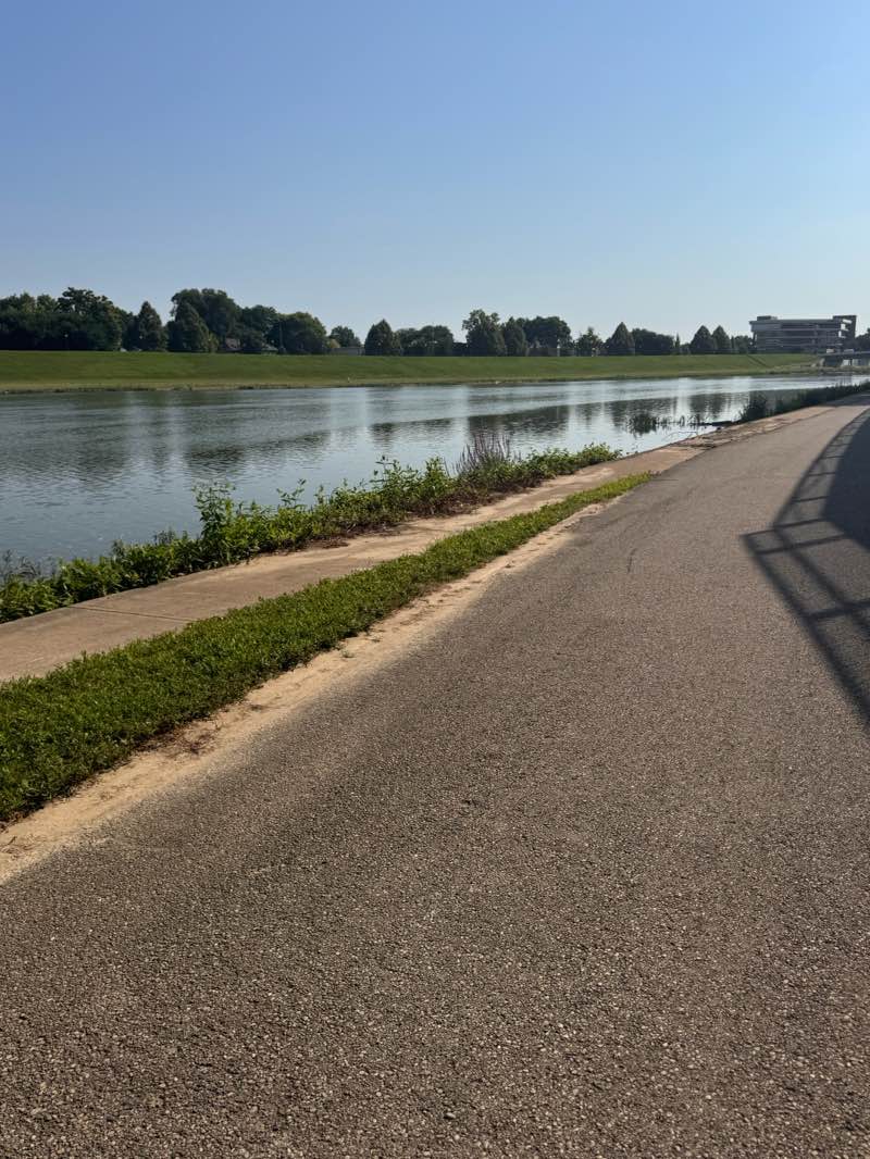 walking near me in RiverScape MetroPark in summer