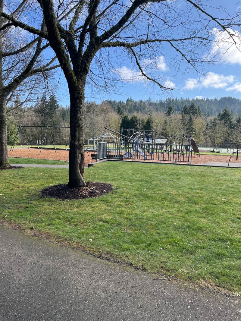 walking near me in Lake Boren Park in spring