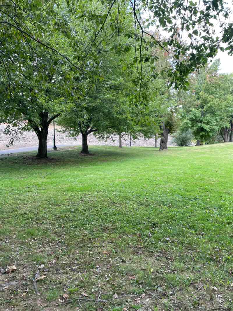 walking near me in Riverside Park in autumn