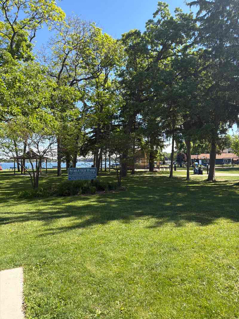 walking near me in Waterman Park in summer