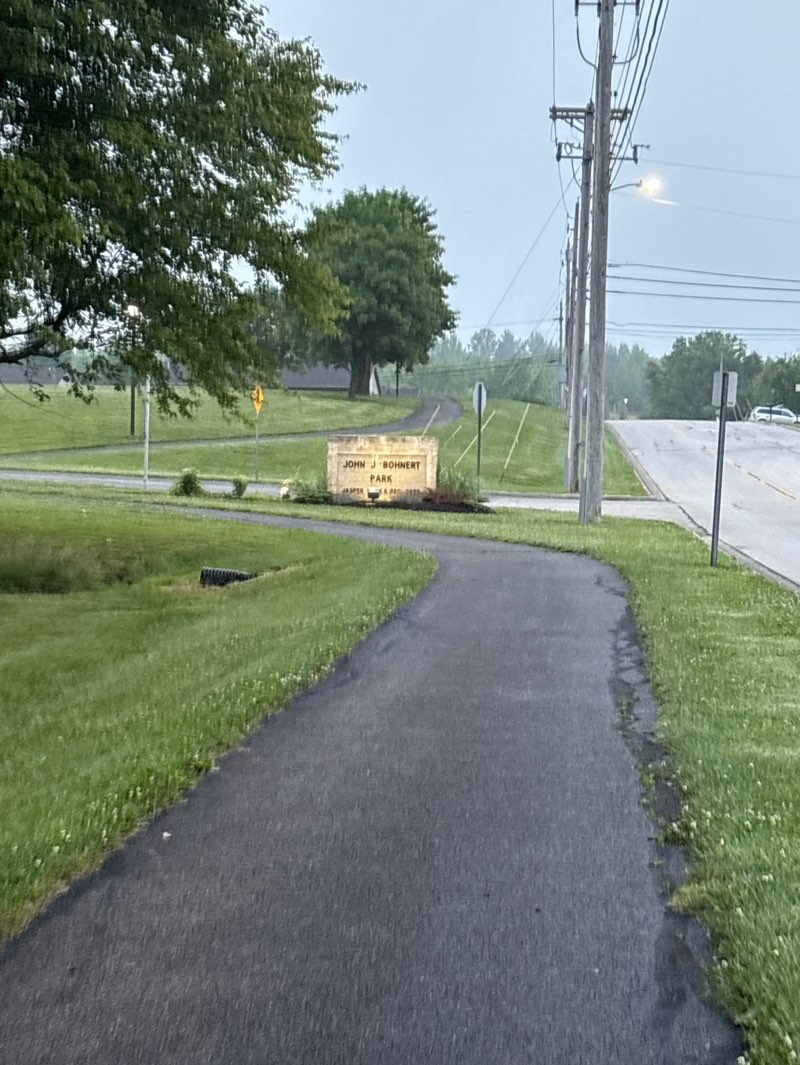 walking near me in John Bohnert Park in summer