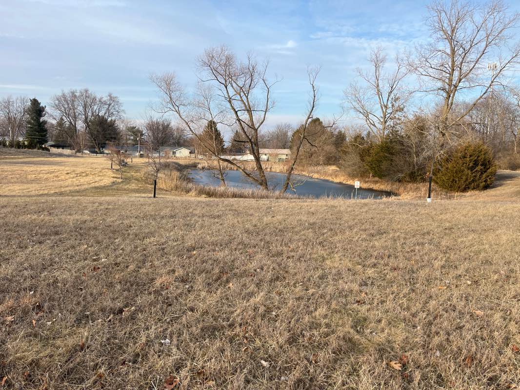 walking near me in Laudeman Park in winter