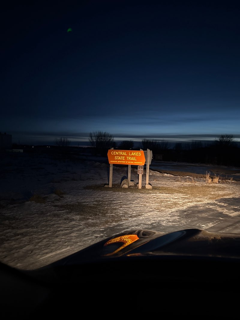 walking near me in Central Lakes Trail Trailhead in winter