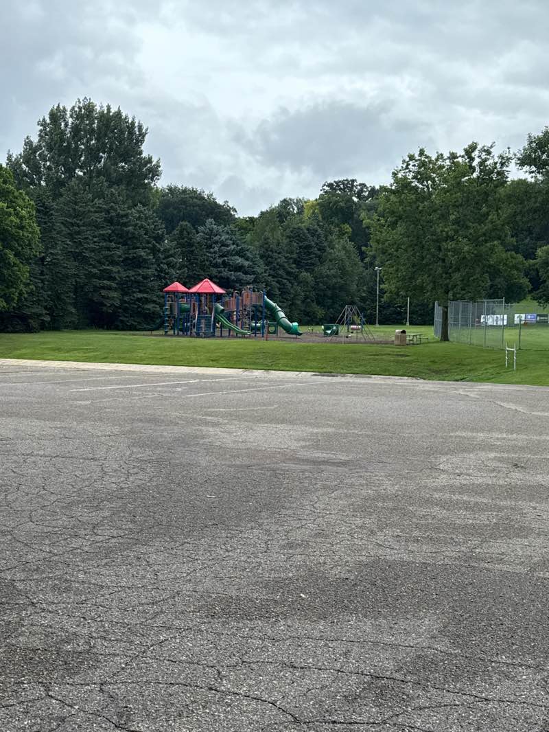 walking near me in North Broadway Park in autumn