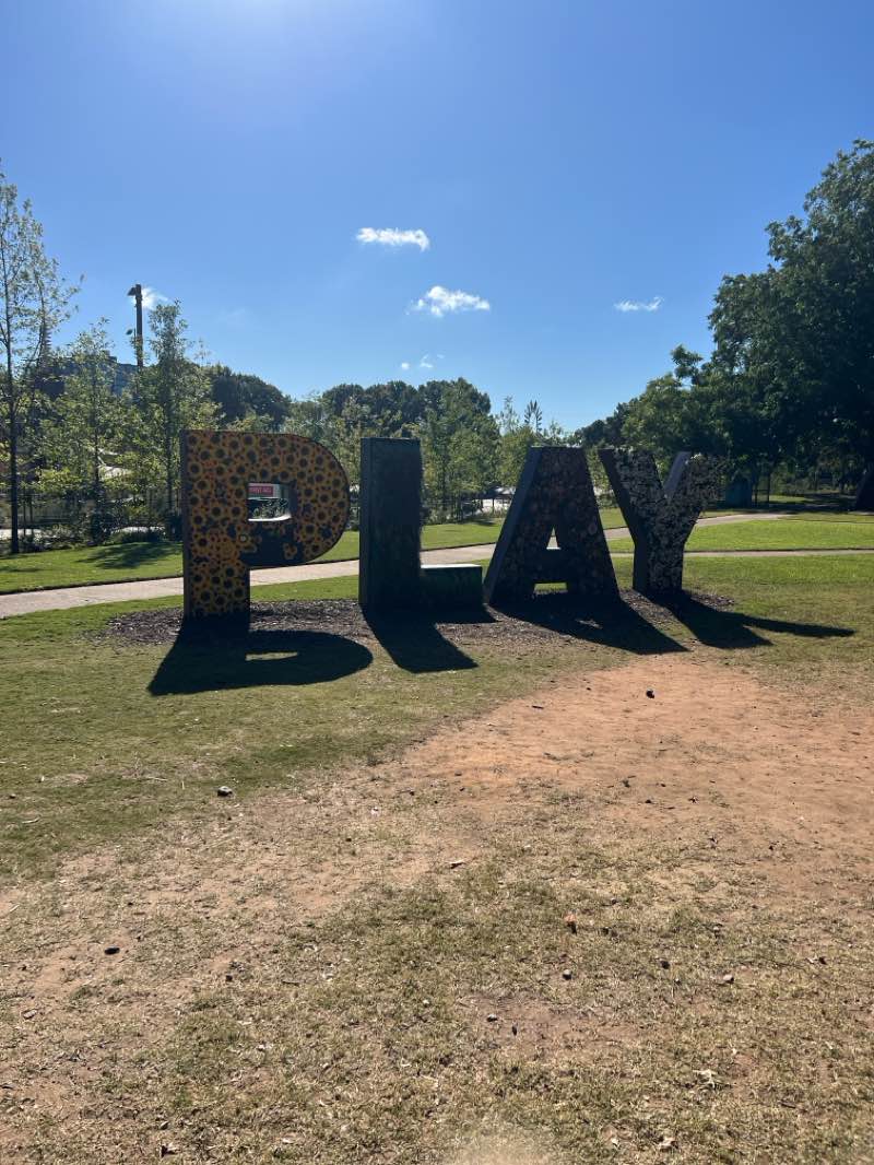 walking near me in Dorothea Dix Park in autumn