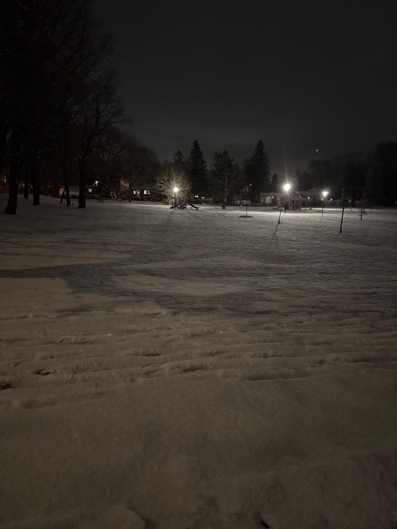 walking near me in Parc de la Seigneurie in winter