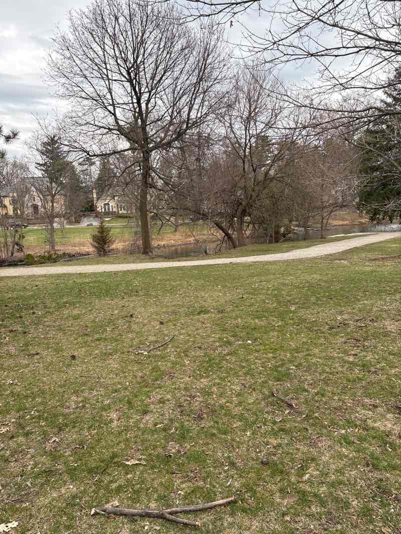 walking near me in Quarton Lake Park in spring