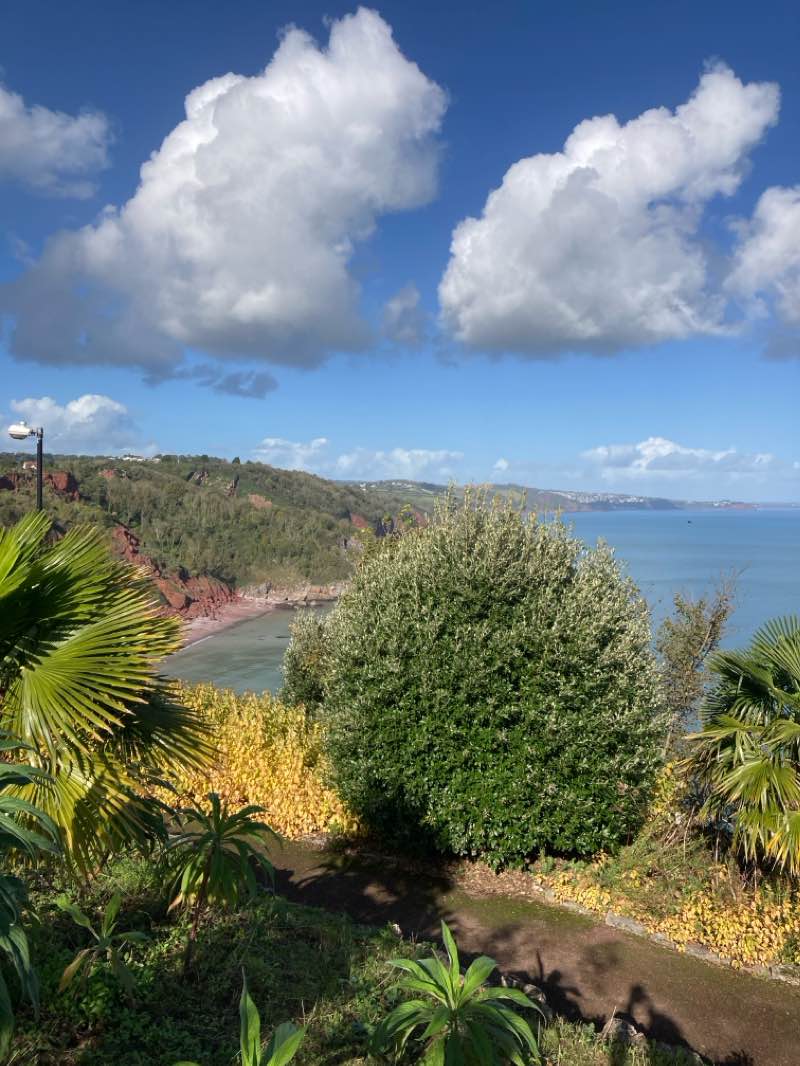 walking near me in Babbacombe Downs in winter