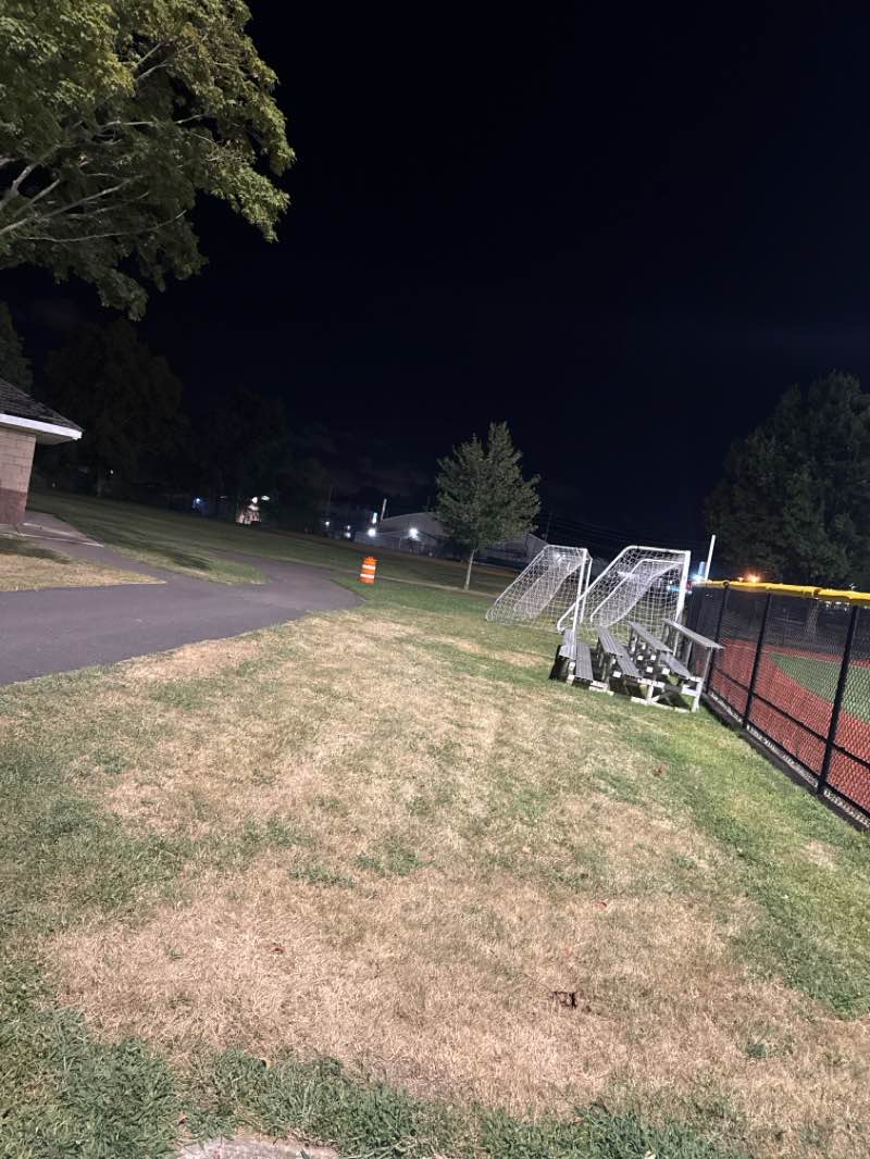 walking near me in Count Basie Park in autumn