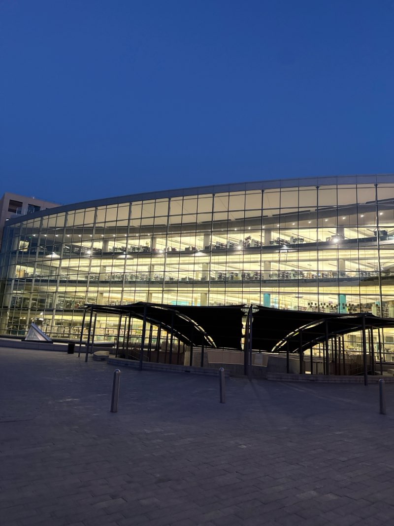 walking near me in Library Square in autumn