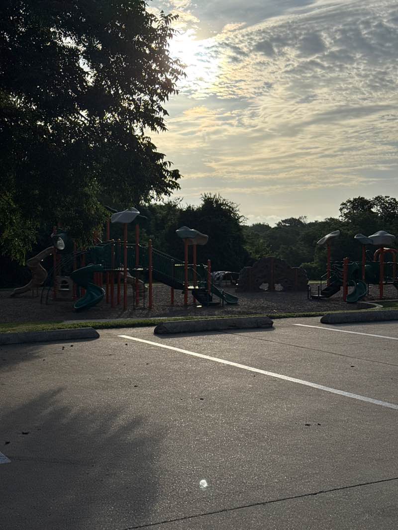 walking near me in W. Cecil Winters Park in autumn