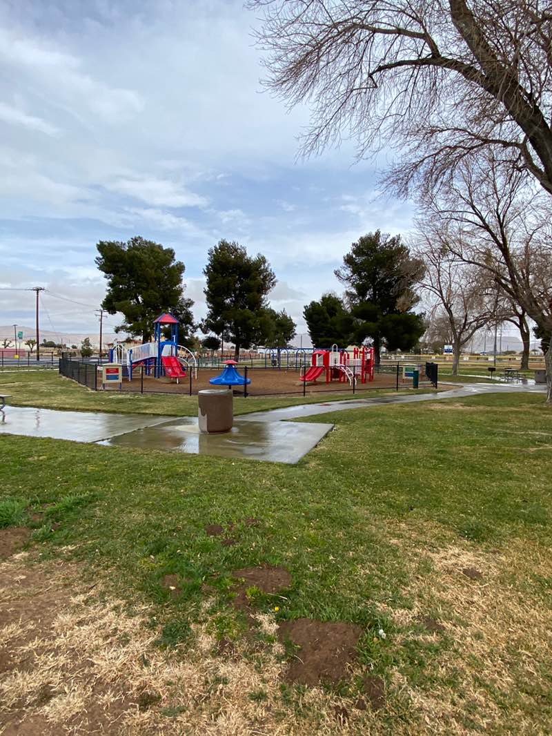 walking near me in James A. Woody Park in winter