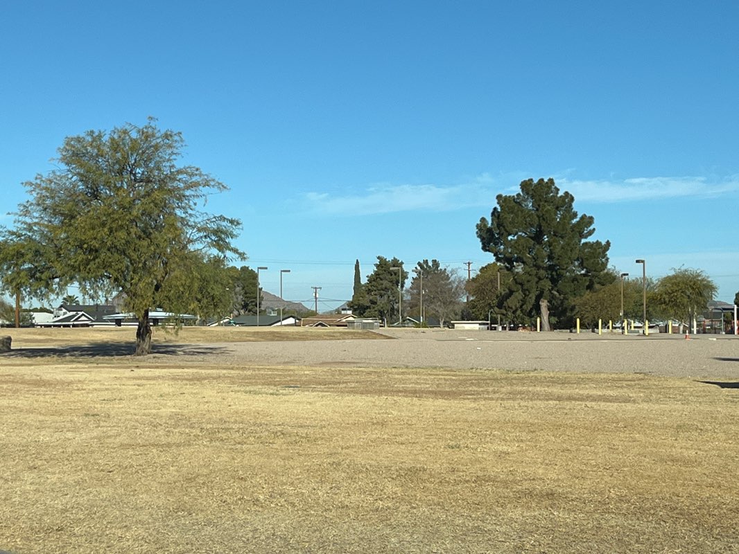 walking near me in Pima Park in winter