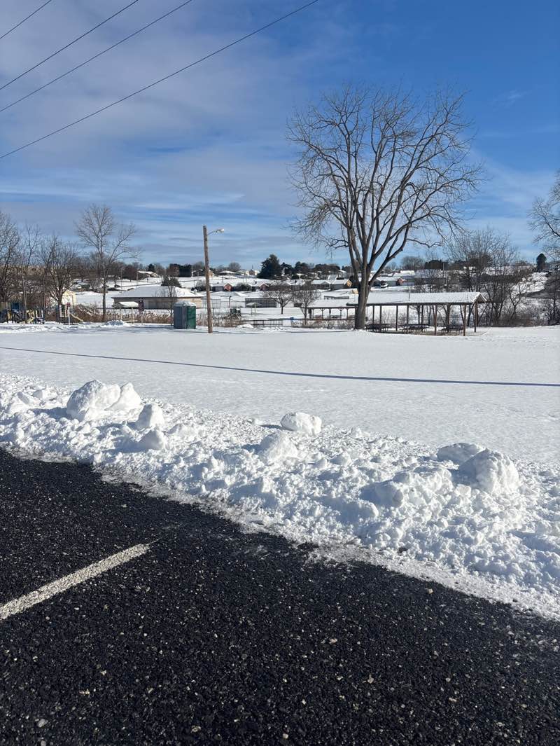walking near me in Howertown Park in winter