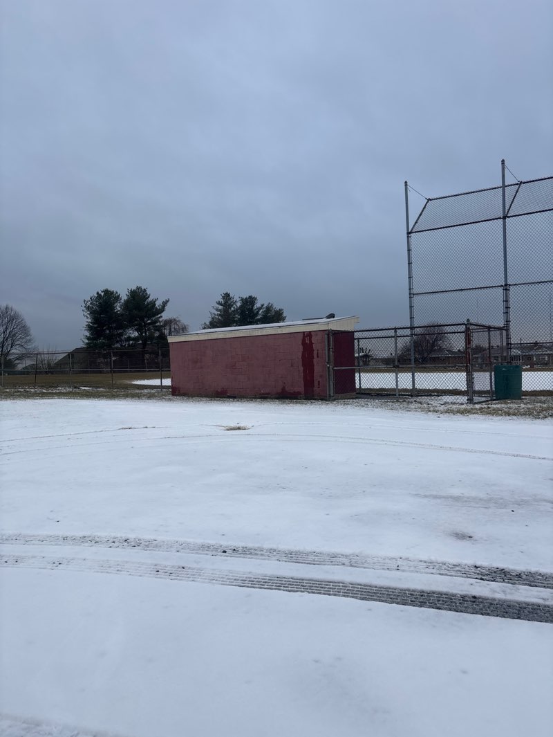 walking near me in Stiles Playground in winter