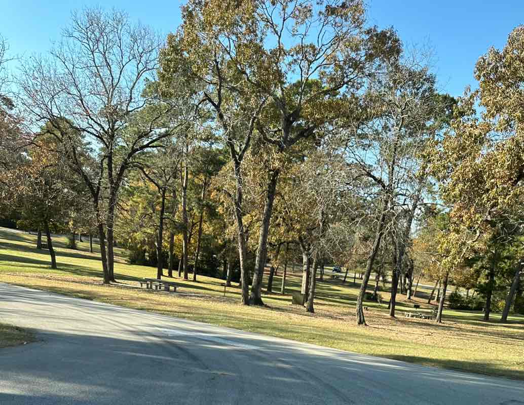 walking near me in Spring Creek Park in winter